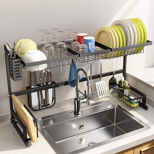 amazon over the sink dish drainer