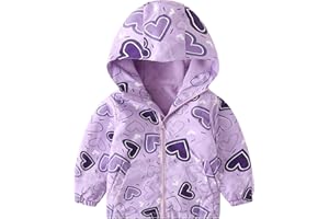 Toddler Boy Girl Fleece Lined Jackets Waterproof Hooded Windbreaker Coat for Winter Fall 2023