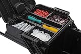 Keter Black Horizontal Tool Box Trolley with Wheels and Handle 65cm view 4