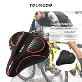 YOUNGDO Gel Bicycle Seat Cover Soft Dense Memory Foam Non-Slip Rain Cover view 2