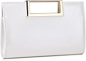 Gurina Evening Clutch Purses for Women Formal Party Clutch Bags Cocktail Prom Fashion PU Leather Shoulder Handbags