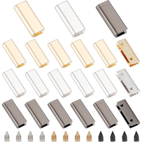Reißverschluss-Clips Aus Zinklegierung – 6 Stück, Silber, Für DIY & Reparatur