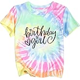 Birthday Girl Shirt Cute Girls Birthday T Shirt 7-14 Year Toddler Kids Graphic Short Sleeve Tee Tops