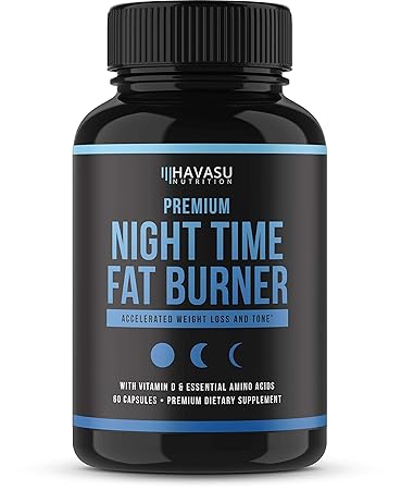 Havasu Nutrition Premium Night Time Weight Loss Pills With Vitamin D Green Coffee Bean Extract White Kidney Bean Ext!   ract L Tryptophan Melatonin - 