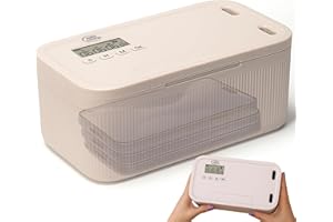 Timed Lock Box - Unplug from Cell Phones, Video Games, Socials, Snacks, Distractions - Simple or Timer Lock Mode - 30 Days Max Timer - Be More Present, Productive & Focused - Habit Control