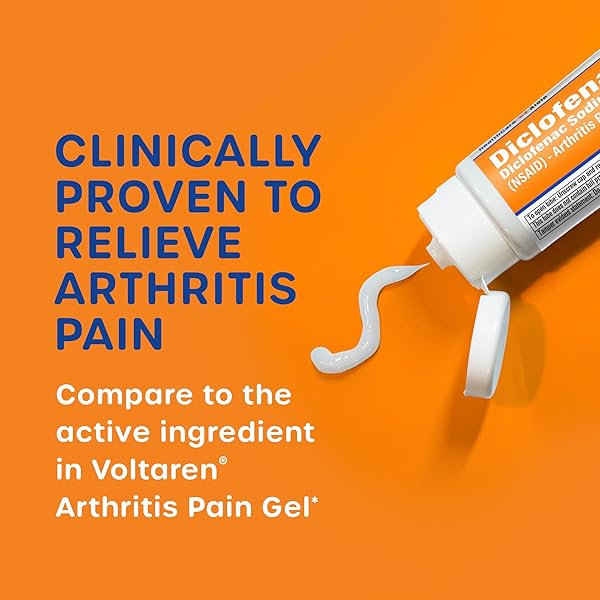 HEALTHCAREAISLE DICLOFENAC GEL, 1%, ARTHRITIS PAIN RELIEF – 50 G TUBE – ORIGINAL PRESCRIPTION STRENGTH (NSAID)