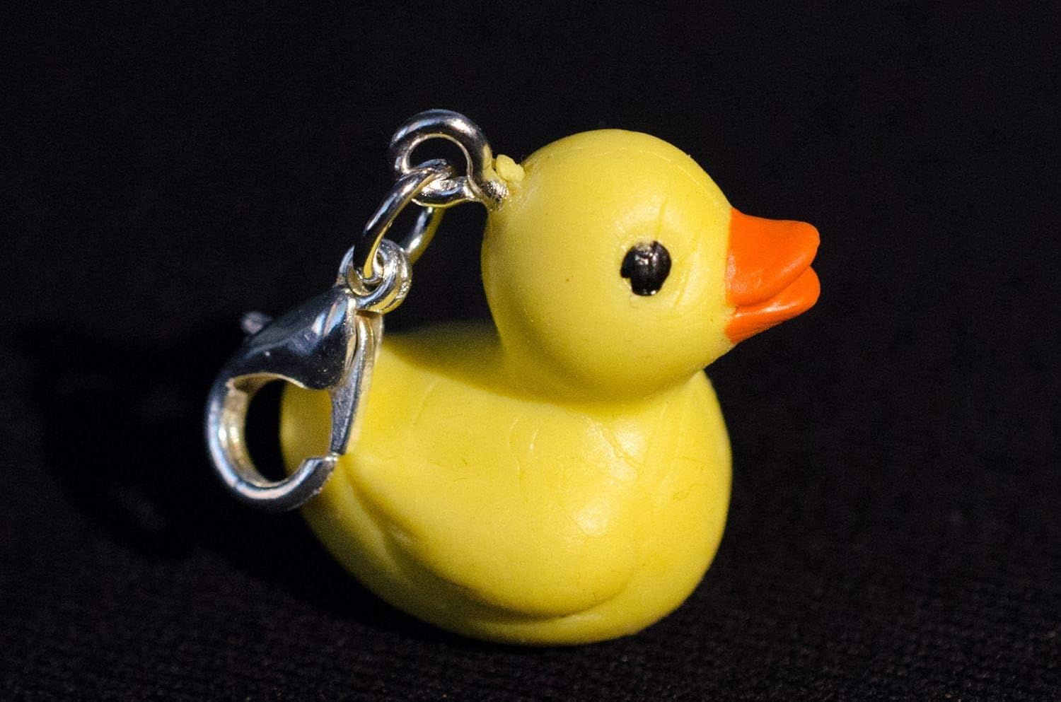 Miniblings Duck Rubber Ducks Charm Pendant Zipper Pull Squeaky Bath Duckie, Multicolored, 20mm - Image 4