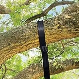 Premium Extra Long Tree Swing Swings Straps 1000 Lbs. Single 10 Ft Plus Carabiner Swing Straps Swurfer Swing Safest, Easiest Way To Tree Swings For Adults, Kids Or Grandkids Straps For Swing(BLACK)