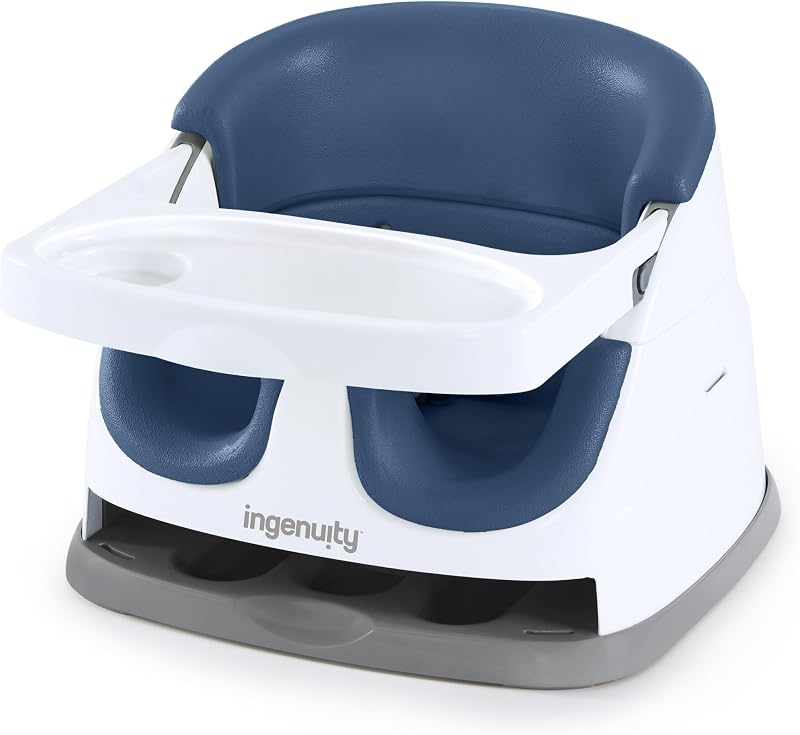 Ingenuity Baby Base 2-in-1 Seat Night Sky Booster Chair for Toddlers