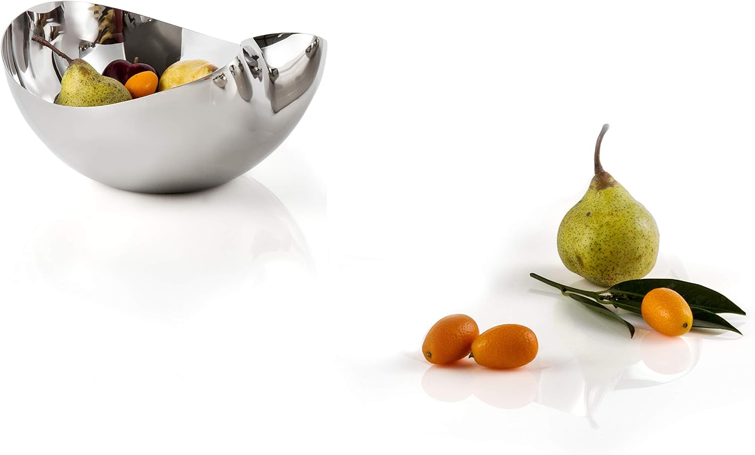 Robert Welch Drift Bowl Mini. Width 10.5cm. Ideal for Serving Olives Nuts, Nibbles and Tapas. Made from Stainless Steel - Image 3