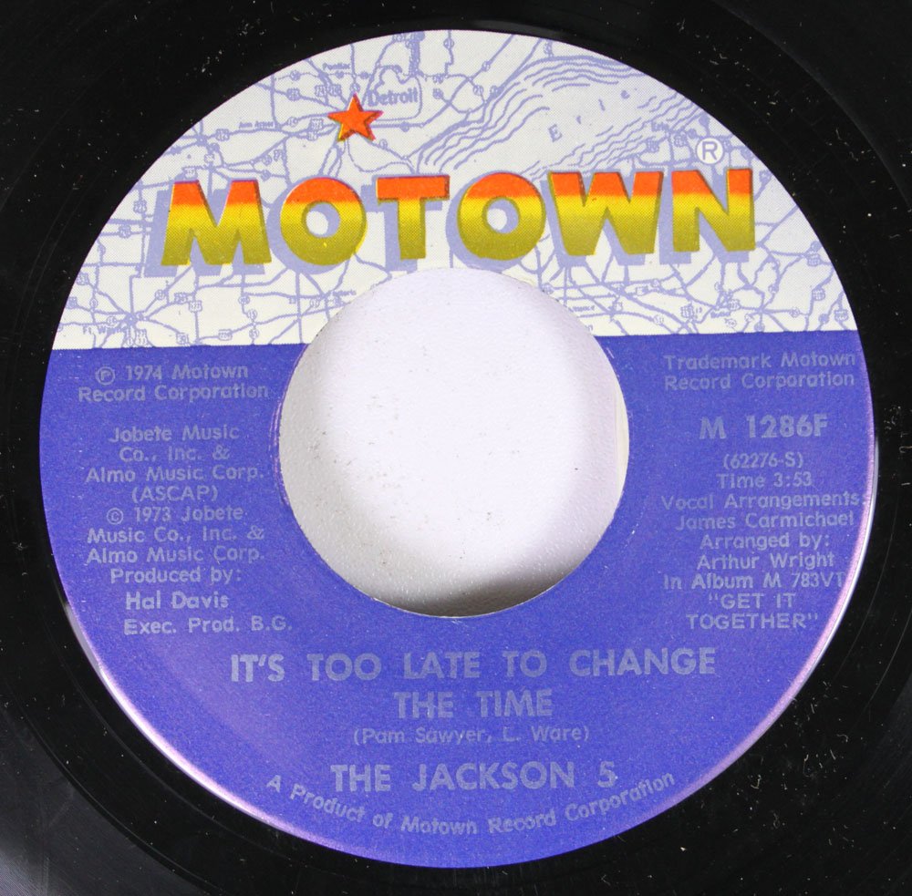THE JACKSON 5 THE JACKSON 5 45 RPM Dancing Machine / It's Too Late To Change The Time Amazon
