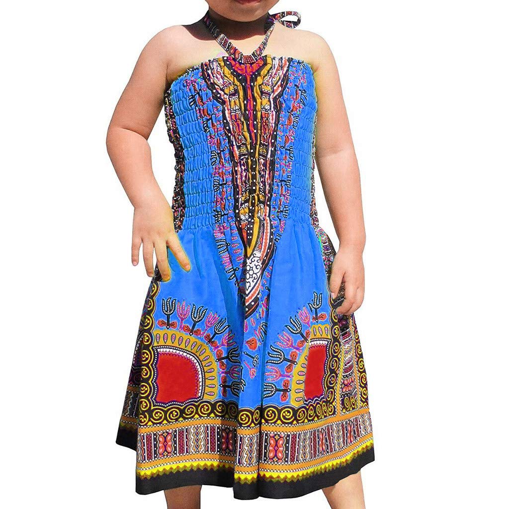 100 Fit Guarantee Toddler Baby Girls Jumpsuit Girls African Boho Outfits Print Sleeveless Romper Toddler Baggy Harem Playsuit Yamally Yellow Clothing In Stadium Promotions Www Magex It