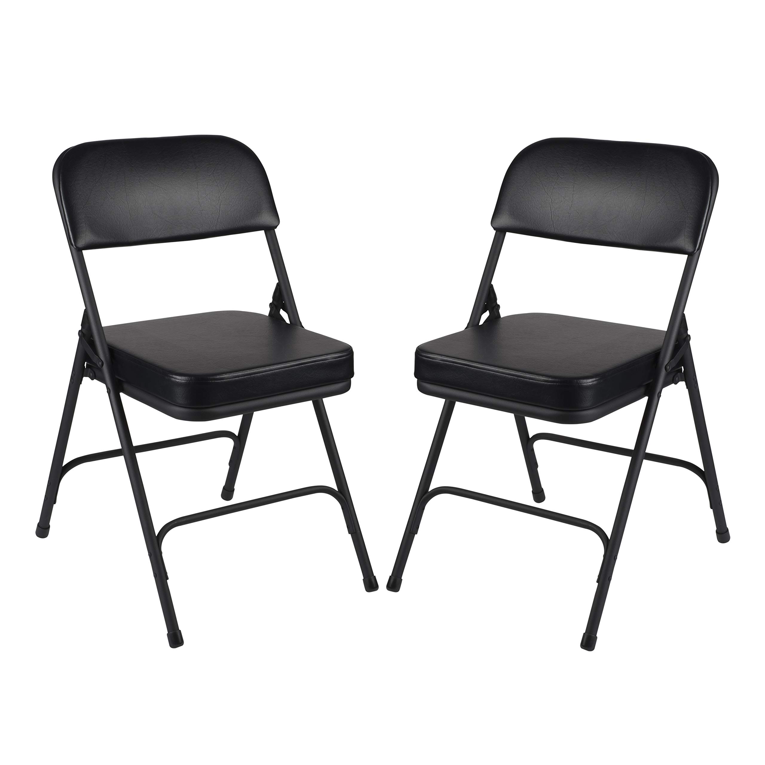 Set 4 Sedie Pieghevoli In Acciaio OEF Furnishings: Telaio Verniciato A Polvere, Grigio, Leggere E Robust Per Casa E Ufficio