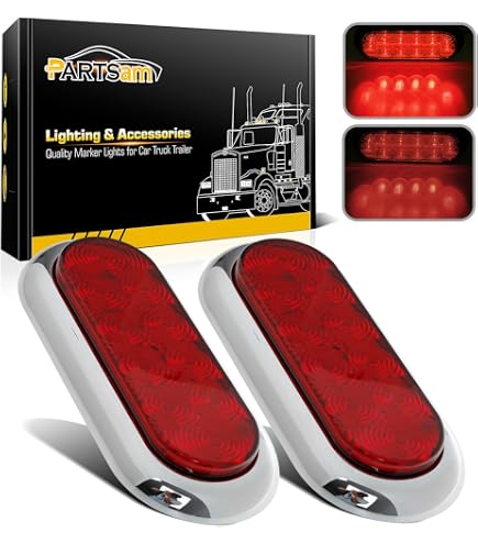 Led Backup Lights 10 LED Oval Surface Mount Reverse Light | White ...