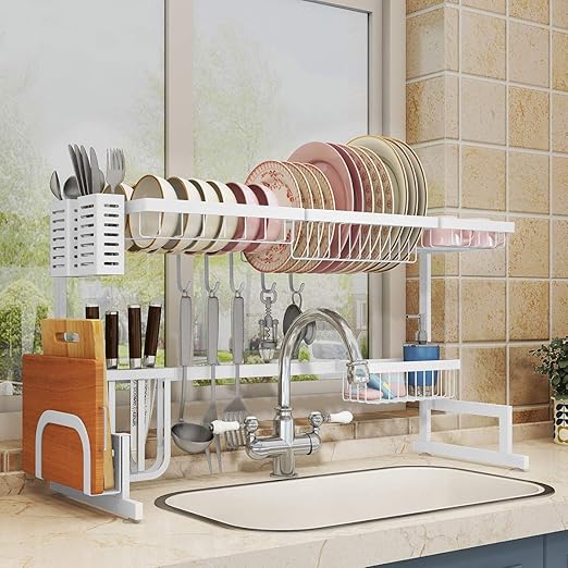 over sink dish rack amazon