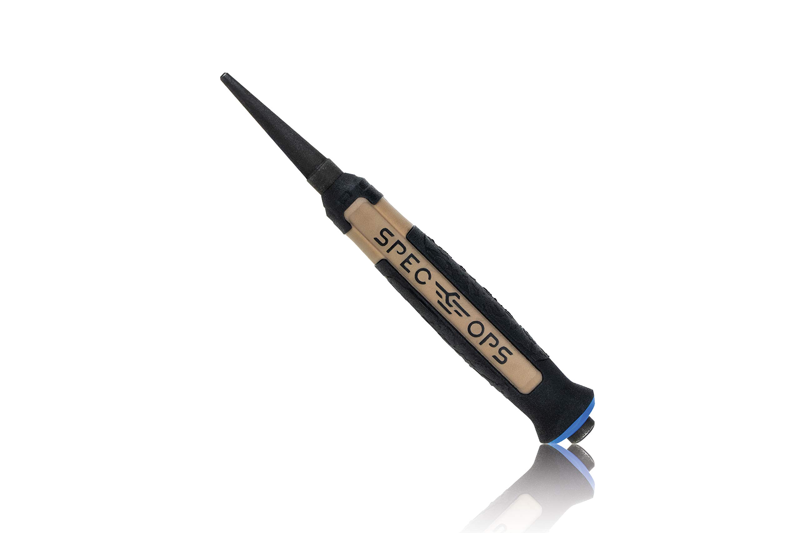 Spec Ops Tools Nail Punch, 1/16" Tip, High-Carbon Steel, 3% Donated to Veterans Black/Tan