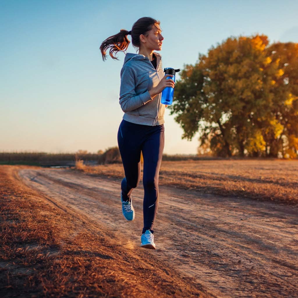 SimPure Water Filter Bottle, Emergency Water Purifier with 4-Stage Integrated Filter Straw for Travel, Camping, Hiking, Backpacking, BPA Free : Sports & Outdoors