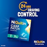 NiQuitin 21mg Patch Step 1 Clear 7 Patches 24h Craving Control UK view 5