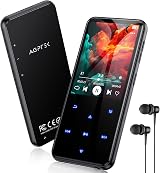AGPTEK Bluetooth 5.3 MP3 Player 64GB Expands to 128GB 2.4in FM Radio view 1
