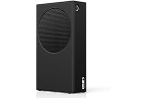 WOLIBEAR Magnetic Smart Wraps for Xbox Series S Console, Full Protection Protective Cover Case for Xbox Series S Accessories with Premium PU Leather and Soft Inner Lining - Black