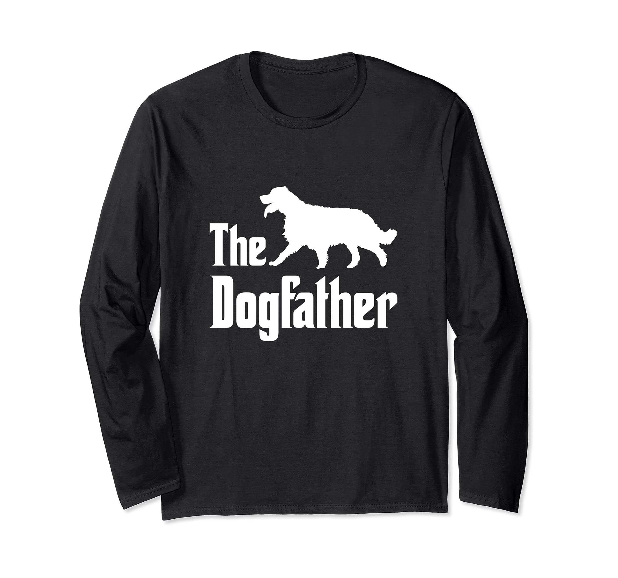 The Dogfather - dog gift, funny Irish Red and White Setter Long Sleeve T-Shirt