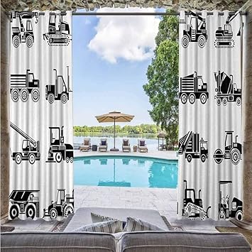 ScottDecor - Panel de cortina para exteriores para exteriores para