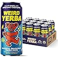 Drink Weird Organic Grateful Grapefruit Yerba Mate – 16oz Cans, 160mg Organic Caffeine, Pack of 12 – Grateful Dead Collab, Healthy Energy Drink Alternative