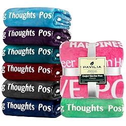 PAVILIA Healing Blanket Fleece, Get Well Soon