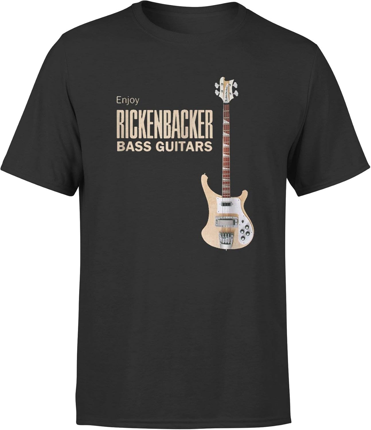 GKVidi Father's Day Black Enjoy Rickenbacker Bass Guitars Shirts
