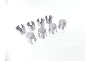 Tech Team #00809 Lead Terminal Shims, Make Secure Connections to Worn or Damaged Battery Posts, for Boat, RV, Automobile, Car