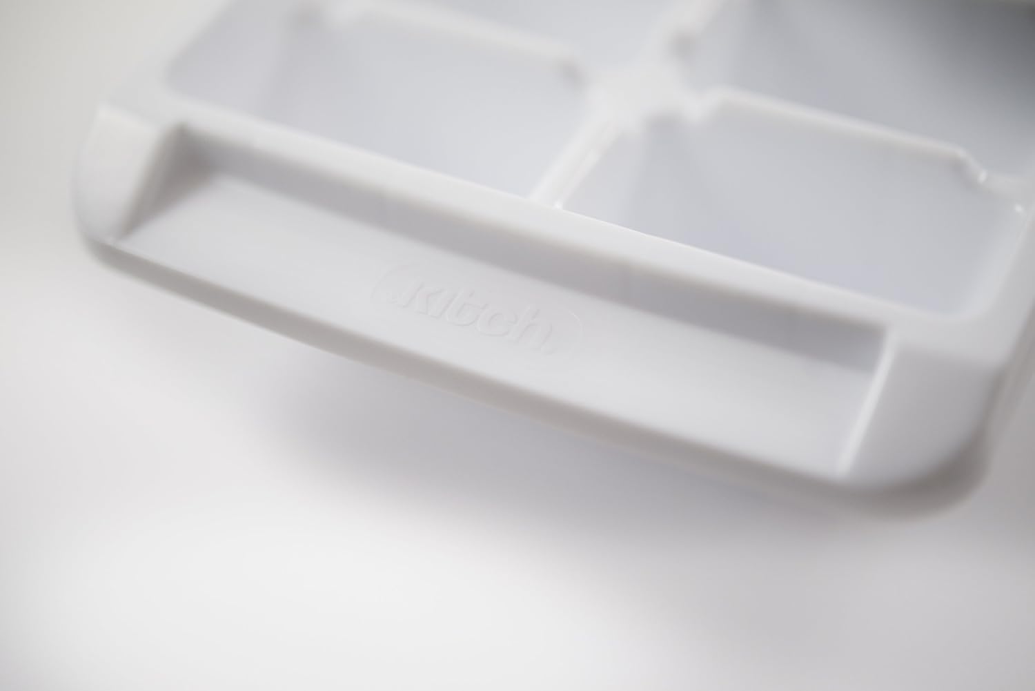 Kitch Ice Tray Easy Release White Ice Cube Trays, 16 Cube (Pack of 2): Kitchen & Dining