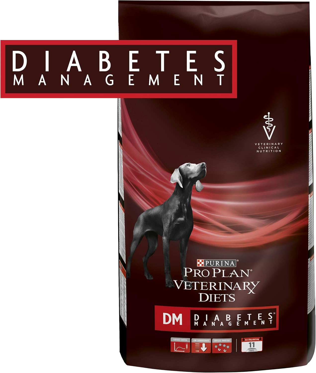 PRO PLAN VETERINARY DIETS DM Diabetes Dry Dog Food 3kg, white, 3 kg (Pack of 1) - Image 5