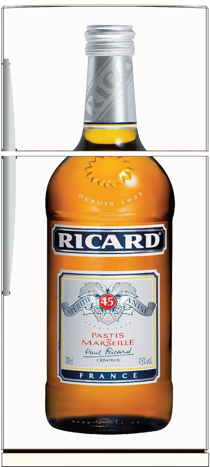 StickersNews Pegatina Nevera Déco Cocina Botella de Ricard ...