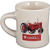 Farmall Stoneware Diner Mug (White - Red Tractor)