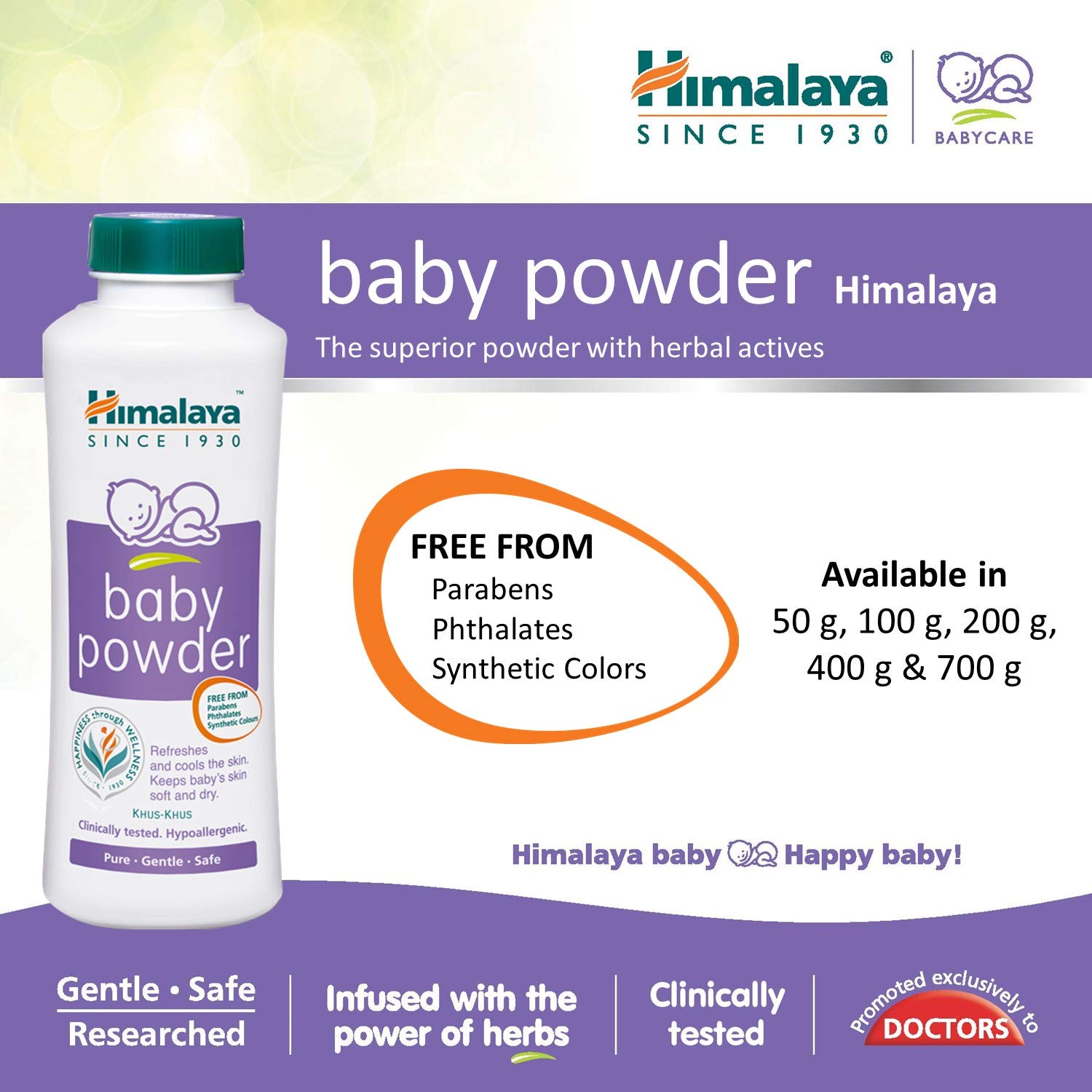 himalaya baby powder 50g price