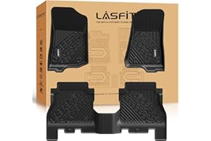 LASFIT Floor Mats for Jeep Wrangler JL 2018-2025 2026 Unlimited 4 Door Gas/MHEV Type (Not Fit for JK or Wrangler 4XE) Custom 