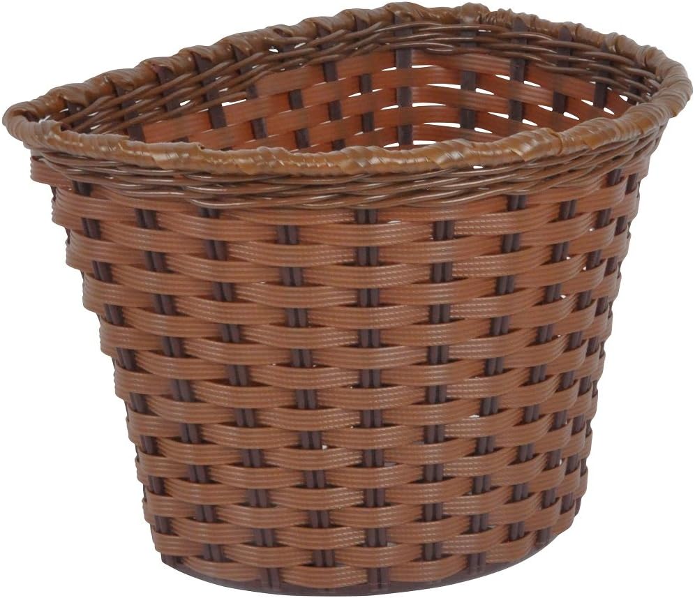 plastic wicker bike basket