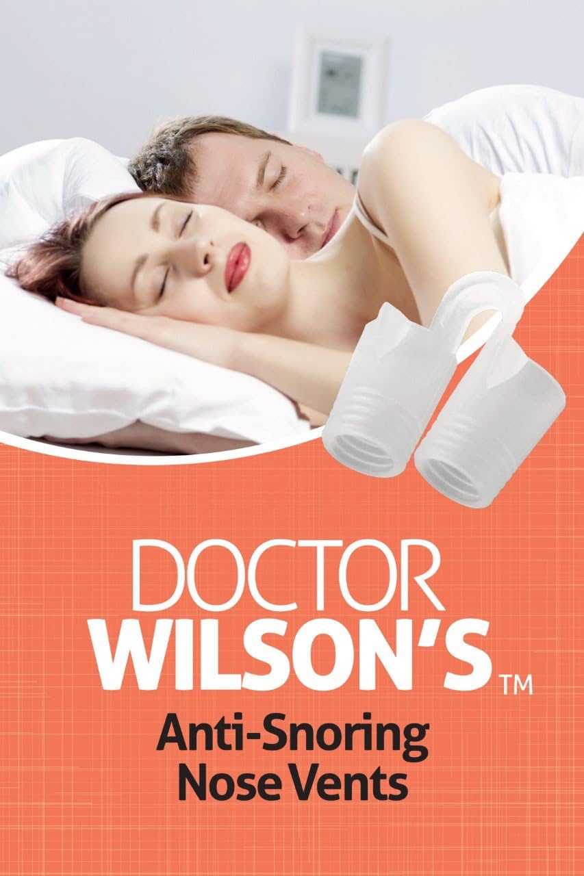 Doctor Wilson's(TM) Anti Snoring Nose Vents - Snoring Solution -The All Natural And Comfortable Snore Relief And Sleep Aid Device - Effectively Stop Snoring - Instant Anti Snore Remedy: Health & Personal Care