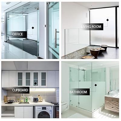 Buy Statint Window Film Privacy Frosted Non Adhesive Window Stickers Anti Uv Opaque Removable Static Cling Glass Coverings For Home Kitchen Bathroom Office White Matte 35 4 X 98 4 Inch Online In Germany B091l74pvc