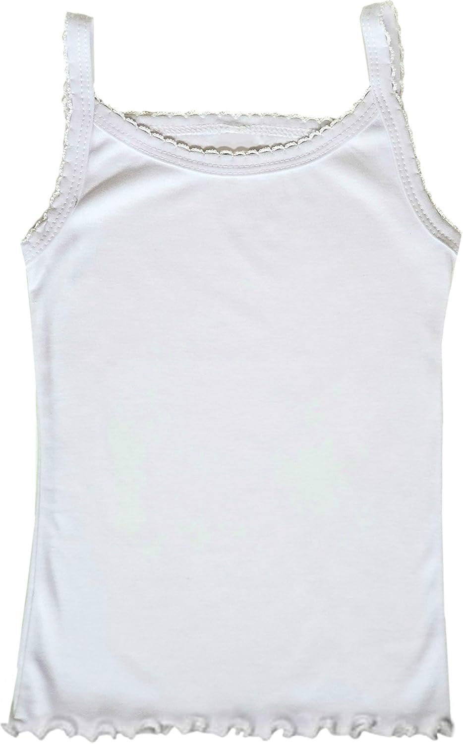 B-One Kids Girls' Cotton Camisole Tank Top Undershirt (Multipack): Clothing