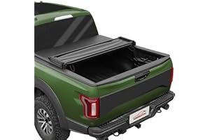 Aurorasters Soft Quad-Fold Truck Bed Tonneau Cover Compatible with 2019-2025 Dodge Ram 1500 New Body w/o RamBox,2009-2018 Dodge Ram 1500; 2019-2024 Classic Only | Fleetside 5.7FT(67.4") Bed