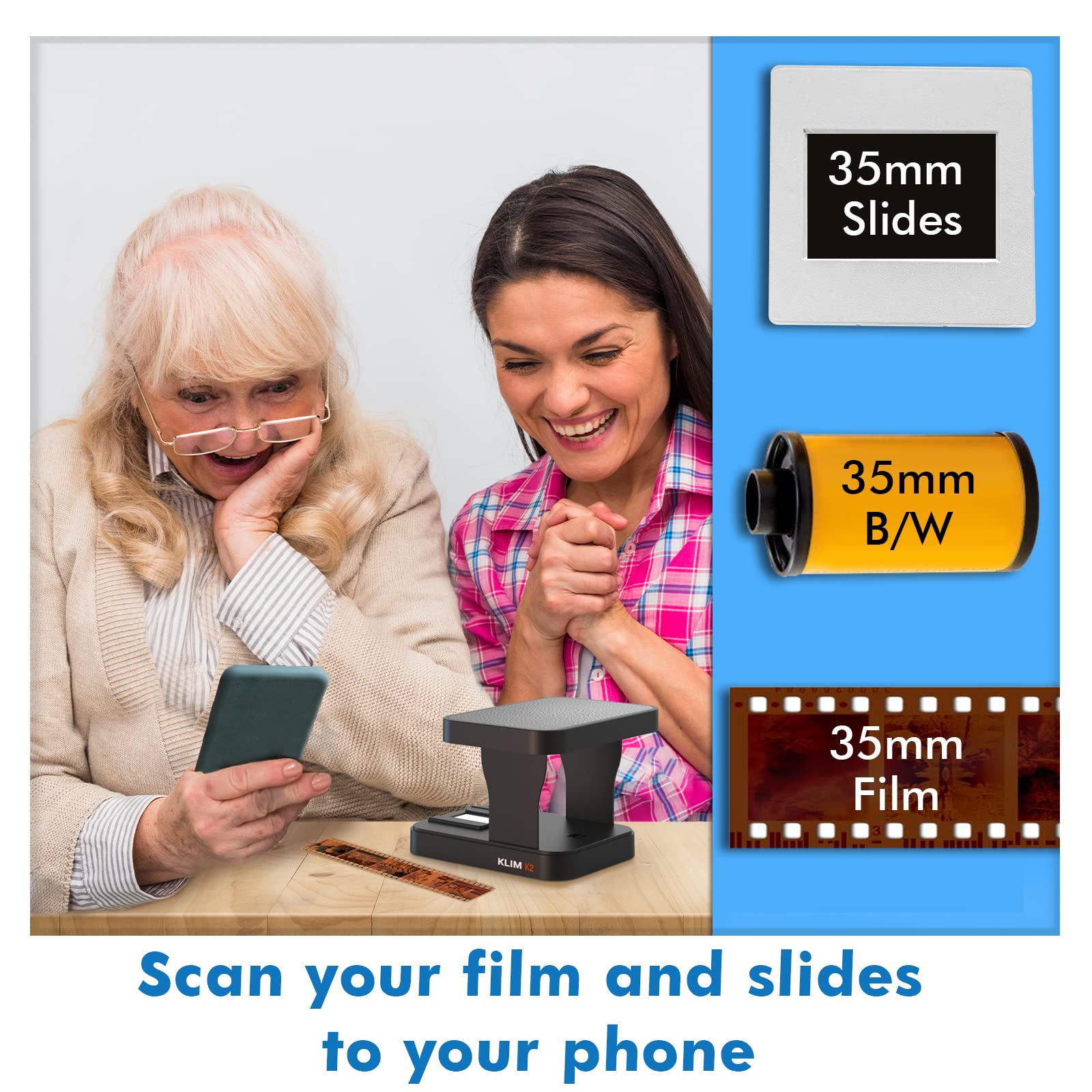 Carousel Slide Scanner Slide Negative Scanner, 35/135mm Film