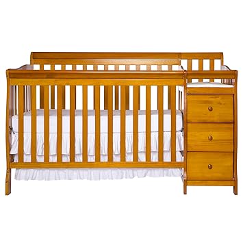dream on me 5 in 1 brody convertible crib with changer