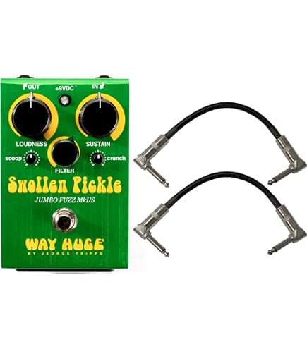 Amazon.com: Way Huge Swollen Pickle MKII Guitar Effects Pedal w/(2