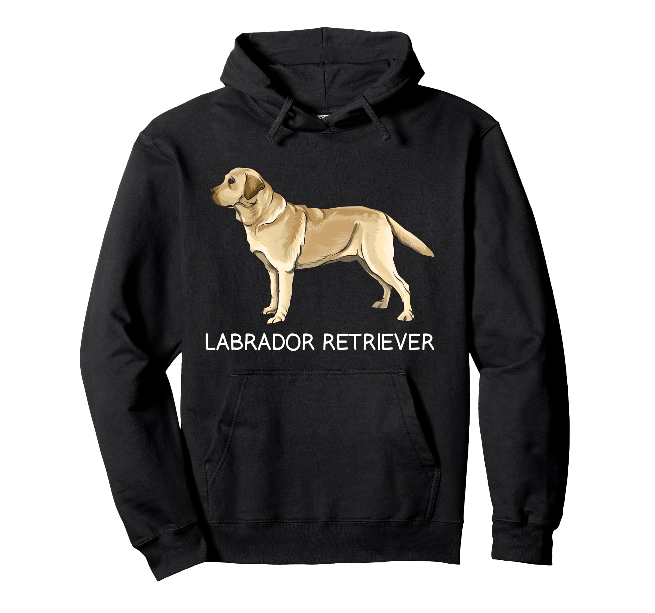 Yellow Labrador Retriever Crazy Dog Lover Pullover Hoodie
