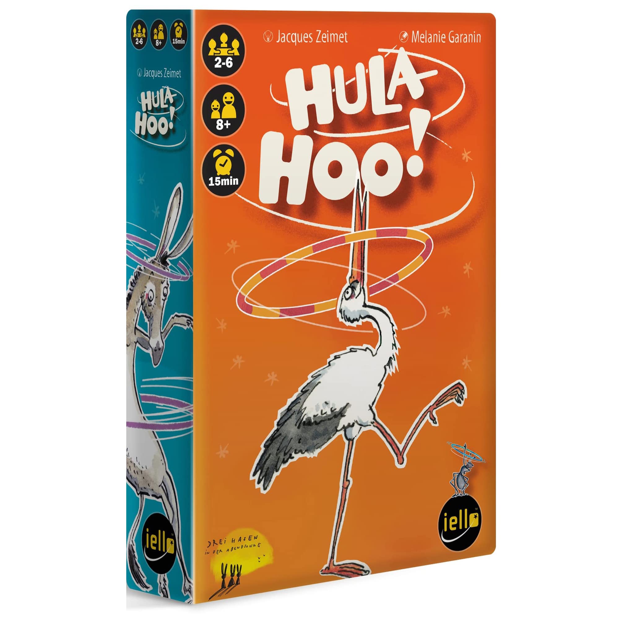 Iello | Hula Hoo | Party Game | Ages 8+ | 2-6 Players | 15 Minutes Playing Time