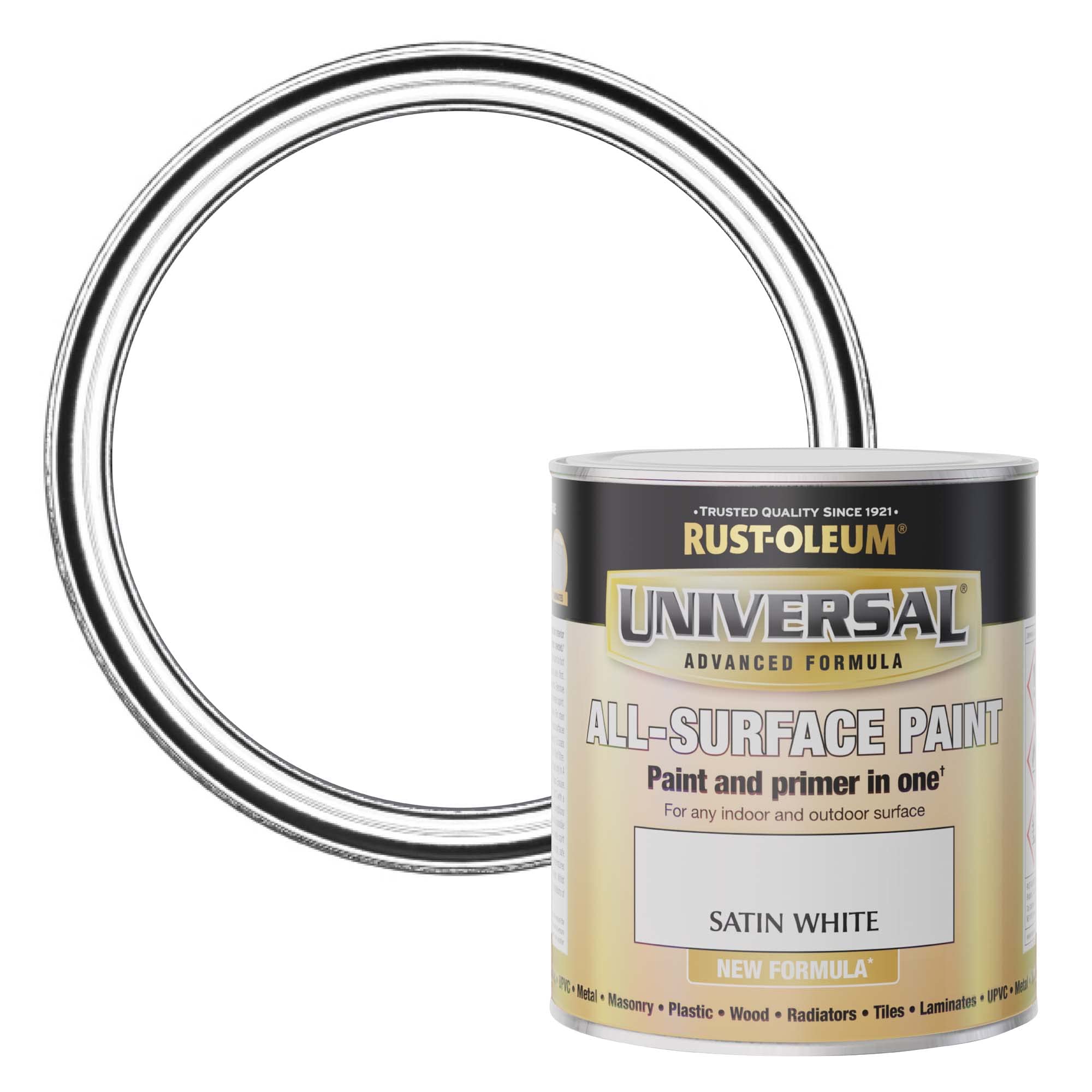 Rust-Oleum Universal Satin White 750ml