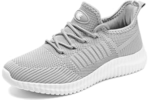 SK·TRIP Women's Walking Shoes Lightweight Breathable Flying Woven Mesh Upper Casual Jogging Shoes Ladies Tennis Shoes Workout Footwear Non-Slip Gym Sneakers for Women