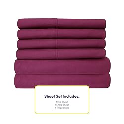 King Size Bed Sheets - 6 Piece 1500 Supreme