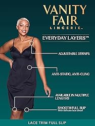 Vanity Fair Women's Anti-Static Nylon Full Slips